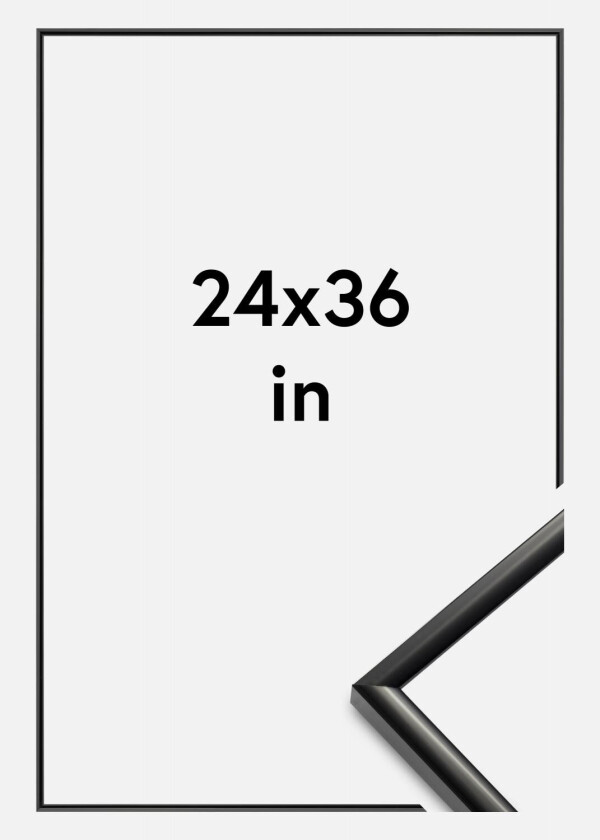 Ramme New Lifestyle Akrylglass Svart 24x36 Inches (60,94x91,44 Cm)