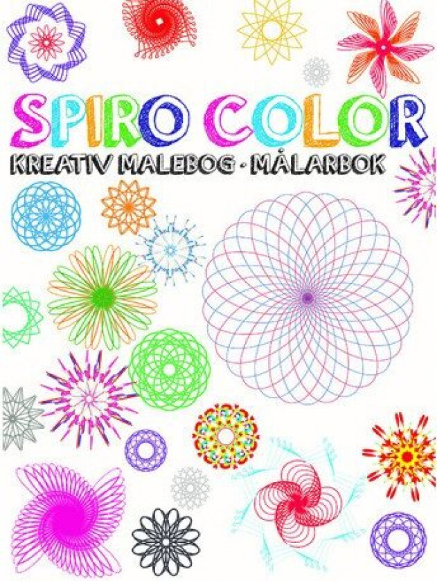 Spiro sæt - malebog med gel pens og spiraler