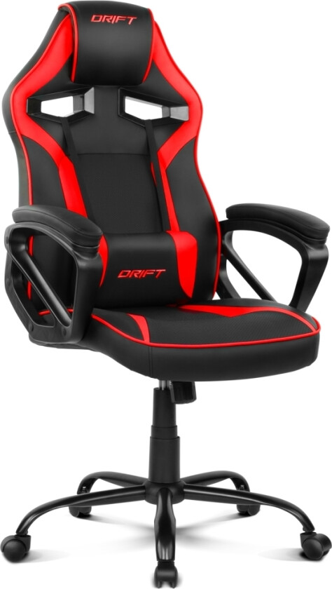 DRIFT DR50, PC-gamingstol, 120 kg, Polstret sete, Polstret ryggstøtte, PC, Sort