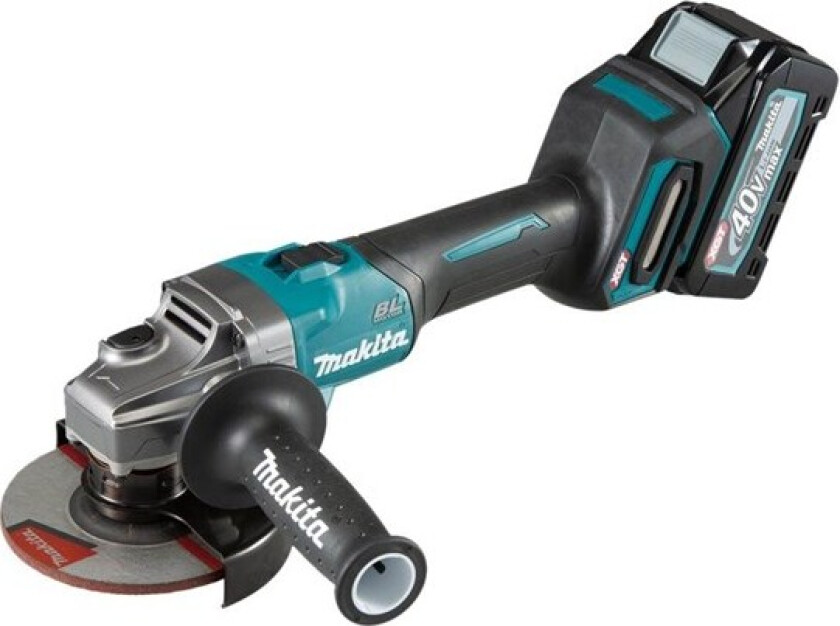 GA008GM201 - angle grinder - cordless - 125 mm - 2 batteries included charger