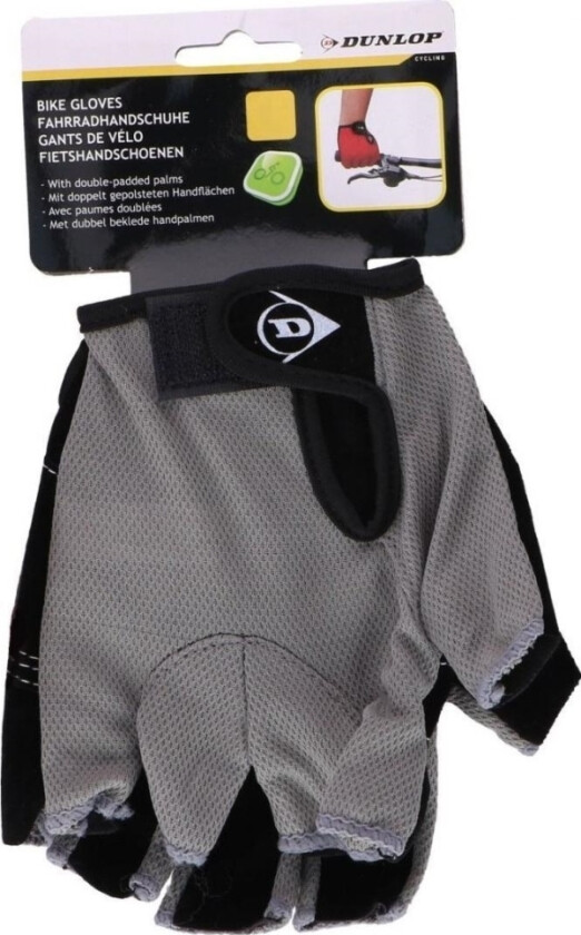 Senior sykkelhansker, størrelse L, grå