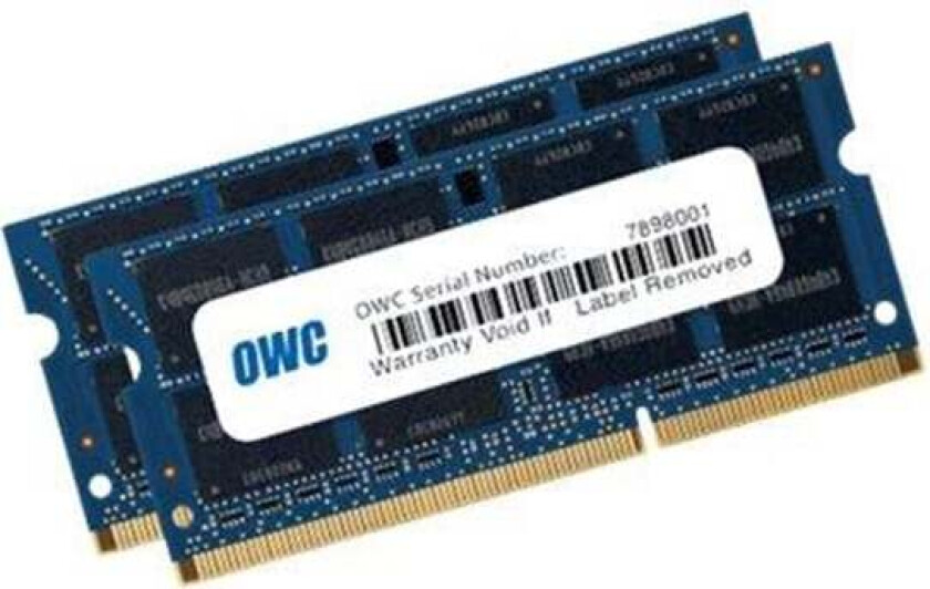 Other World Computing - DDR3L - kit - 16 GB: 2 x 8 GB - SO-DIMM 204-pin - 1600 MHz / PC3-12800 - unbuffered