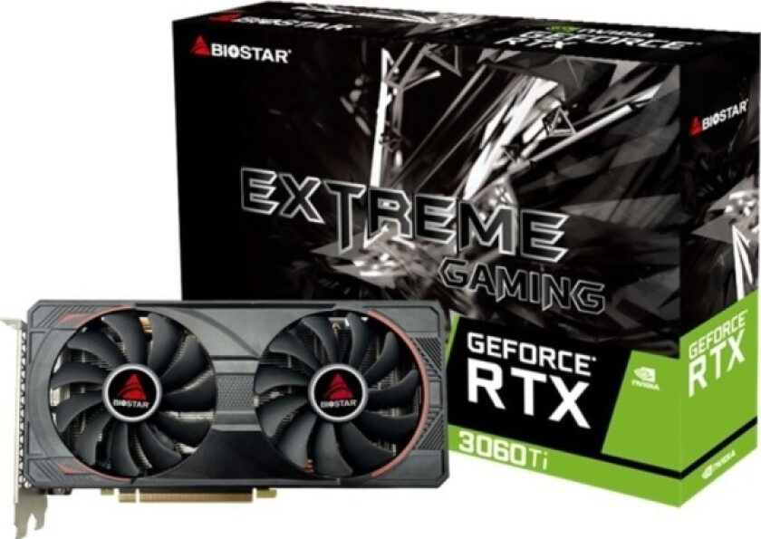 Grafisk kort BIOSTAR GeForce RTX 3060 Ti 8GB - LHR