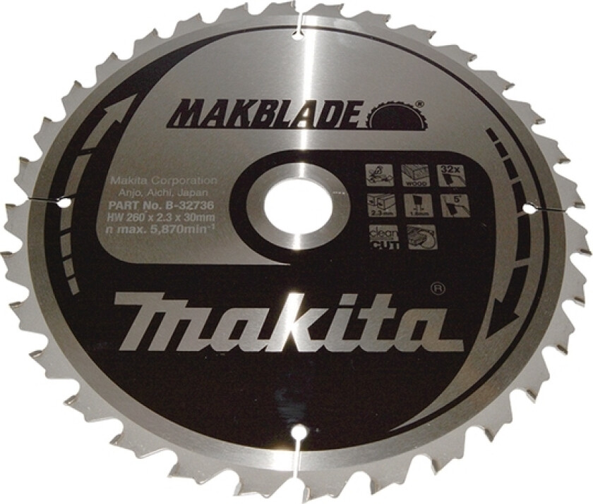 MakBlade, 26 cm, 3 cm, 1,8 mm, 2,3 mm, , 1 stykker