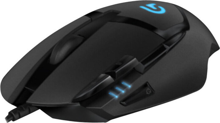 Hyperion Fury G402 - Mus - Høyrehendt - 8 Knapper - Kablet - Usb