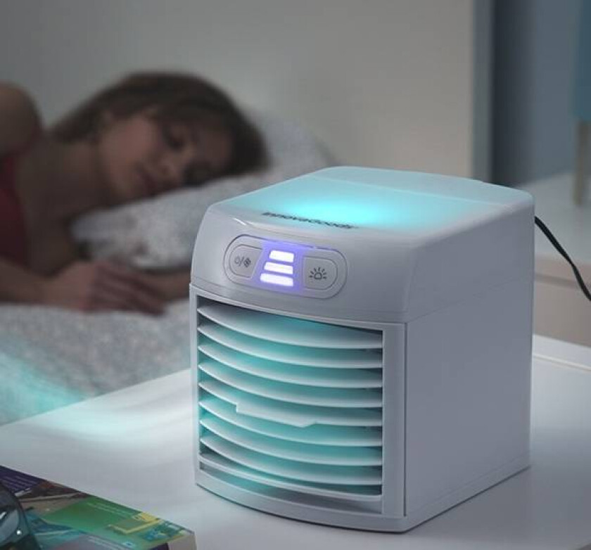 Mini klimaanlegg med LED lys