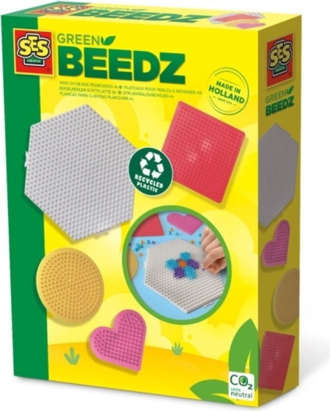 Bilde av Green Beedz - Fuse Beads Shelves 4pcs.