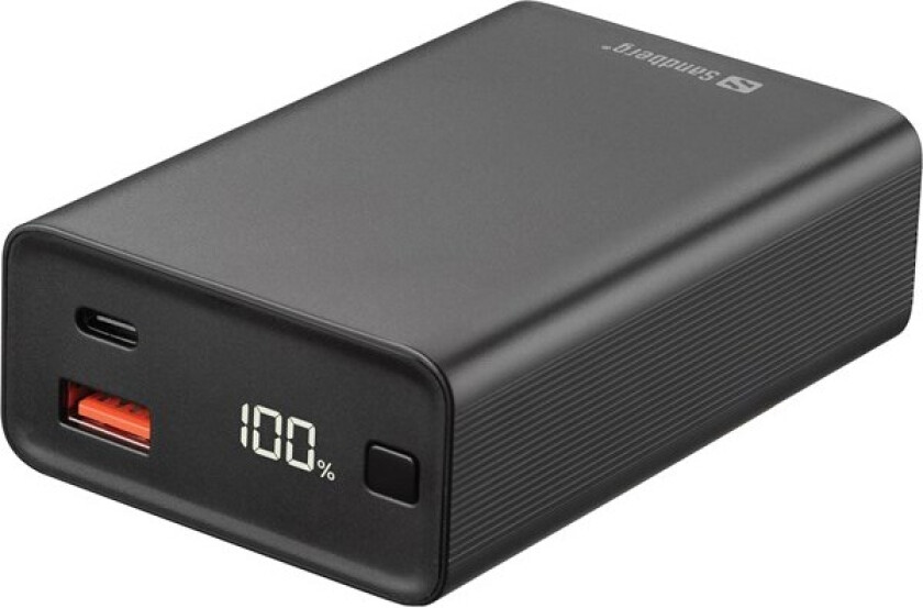 Travel PD65W Nødlader - Svart - 20000 mAh