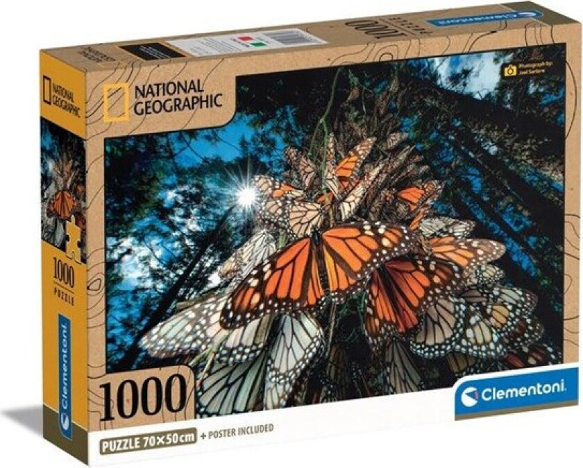 Jigsaw Puzzle National Geographics - Butterfly 1000 pcs. Gulv