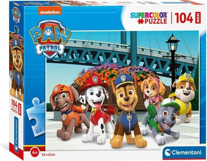 Maxi Puzzle PAW Patrol 104st. Gulv