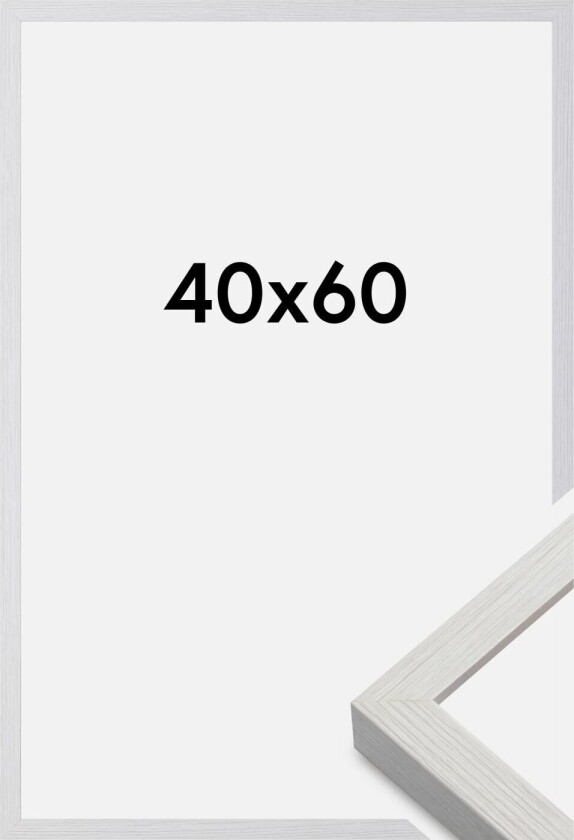 Ramme  Premium Quadrum Snøhvit 40x60  Cm