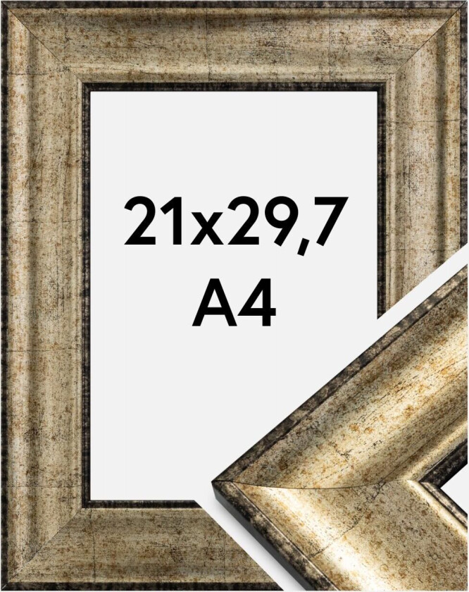 Ramme Saltsjöbaden Akrylglass Antikk Gull 21x29,7 Cm (A4)