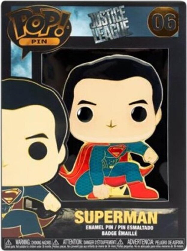 Funko - POP! Pin: Justice League (Superman)