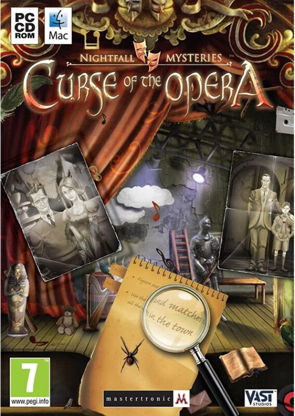 Nightfall Mysteries: Curse of the Opera - Windows - Puslespill