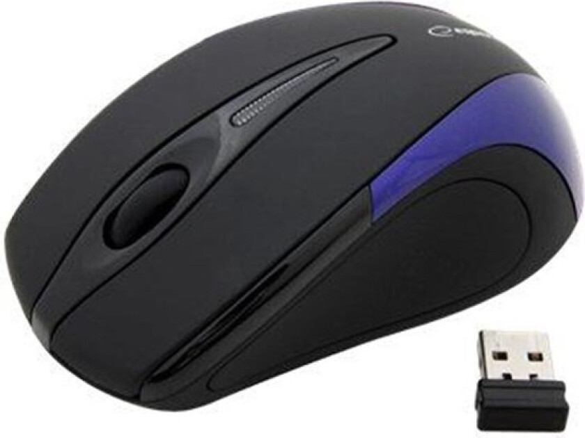 EM101B - mouse - 2.4 GHz - blue - Mus - Optisk - 3 knapper - Blå
