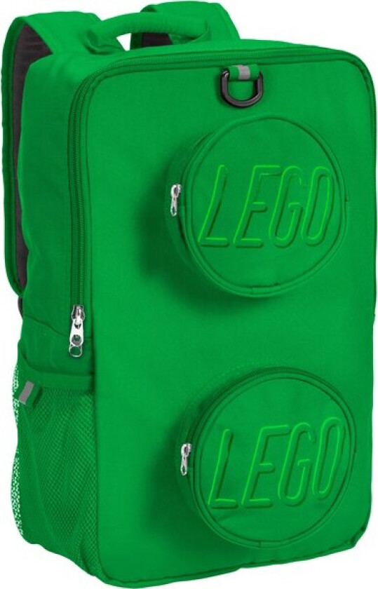 LEGO BRICK backpack green 40x25x15 cm 18L