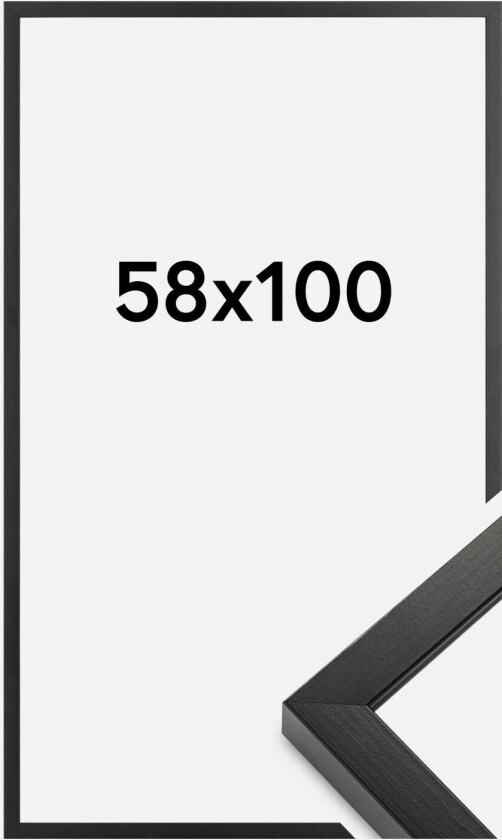 Ramme Amanda Box Svart 58x100 Cm