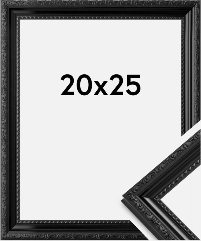 Ramme Abisko Akrylglass Svart 20x25 Cm