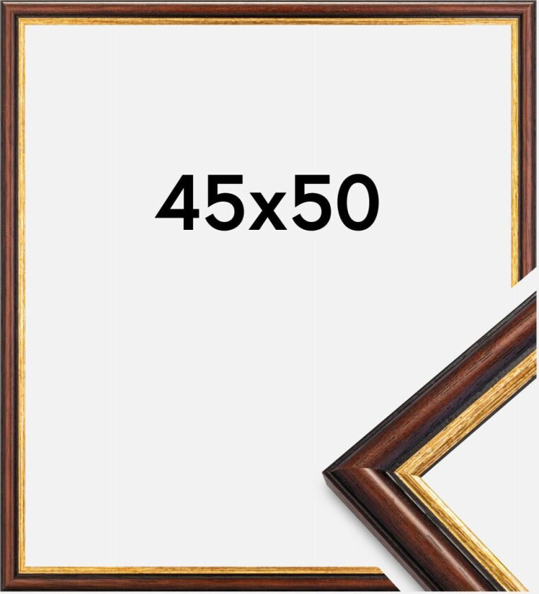 Ramme Siljan Akrylglass Brun 45x50 Cm