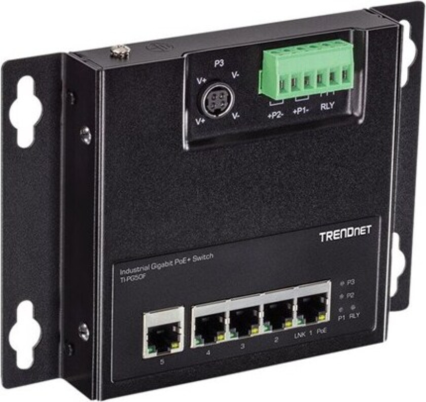 TI-PG50F - Industrial - switch - 5 ports - unmanaged