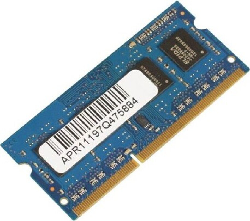 Memory - DDR3 - 4 GB - SO-DIMM 204-pin - unbuffered