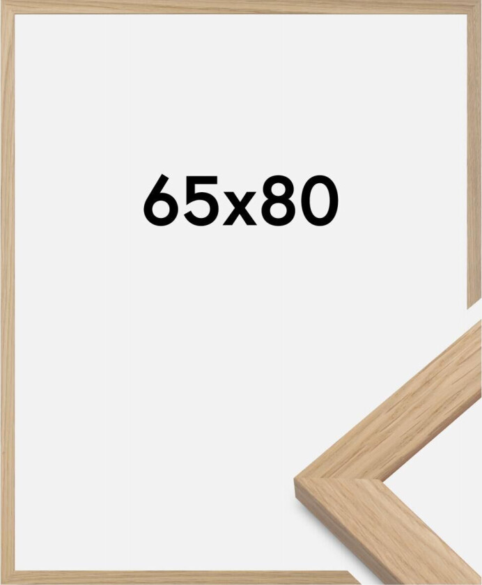 Ramme Oak Wood Akrylglass 65x80 Cm