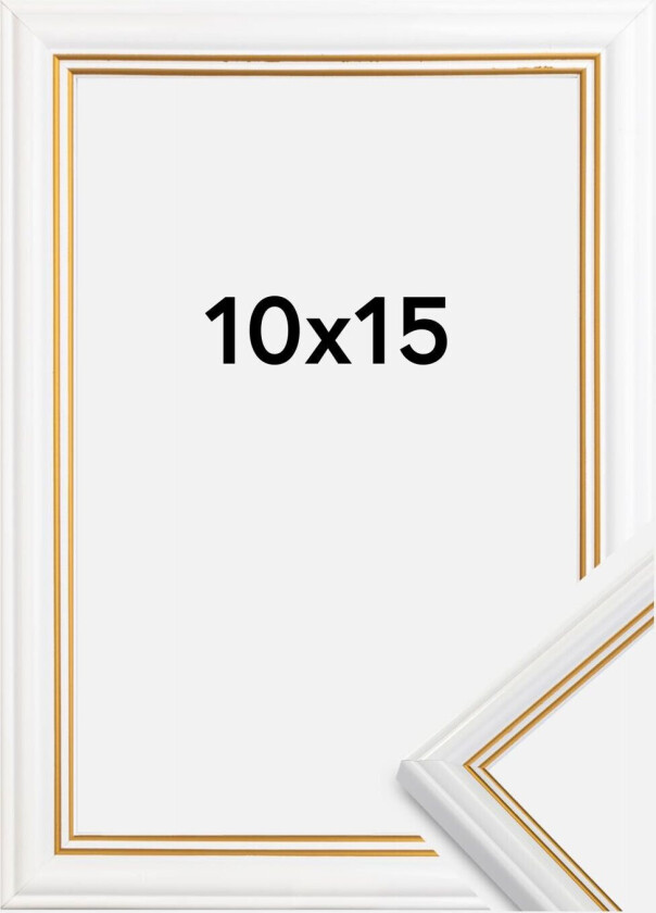 Ramme Classic Hvit 10x15 Cm