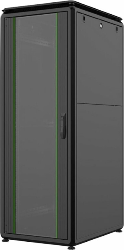 by Logon - Rack skap - 600 x 800 mm, data line - free-standing - svart, RAL 9005 - 32U - 19