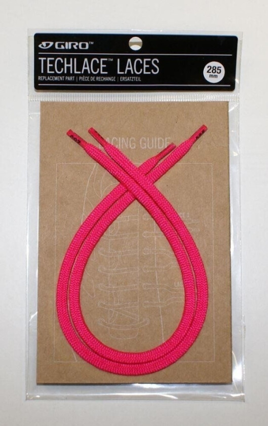 GIRO TECHLACE LØSER rosa 285mm skolisser