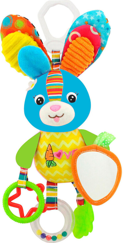 Aktivitetsleke Kanin Blå Happy Baby