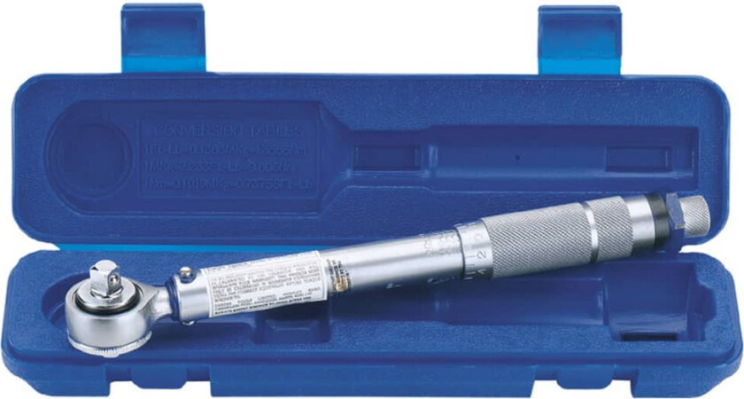 Tools Firkantet skralle momentnøkkel 3/8" sølv 34570