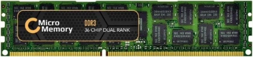 MMHP126-16GB, 16 GB, 1 x 16 GB, DDR3, 1066 MHz, Grønn