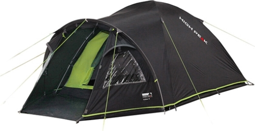 Bilde av Talos 4, Camping, Hard ramme, Dome/ Kuletelt, 4 person(er), Bakkdekke, Grønn, Grå