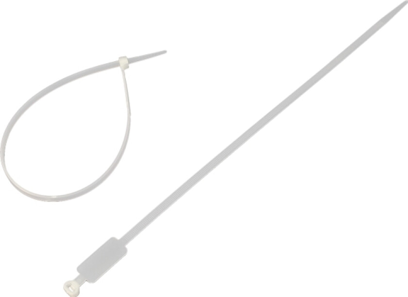 Value Cable Tie, 4.8 mm, with description field 30 cm