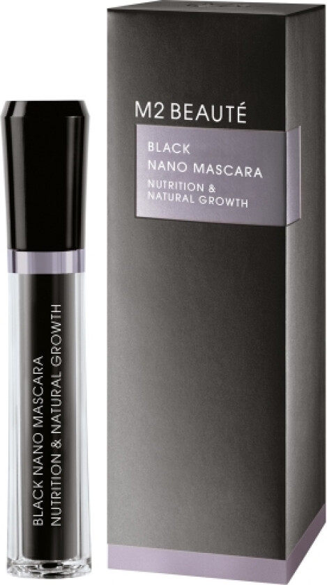 M2 Beaute, Nano Nutrition, Growth, Mascara, Black, 3 ml