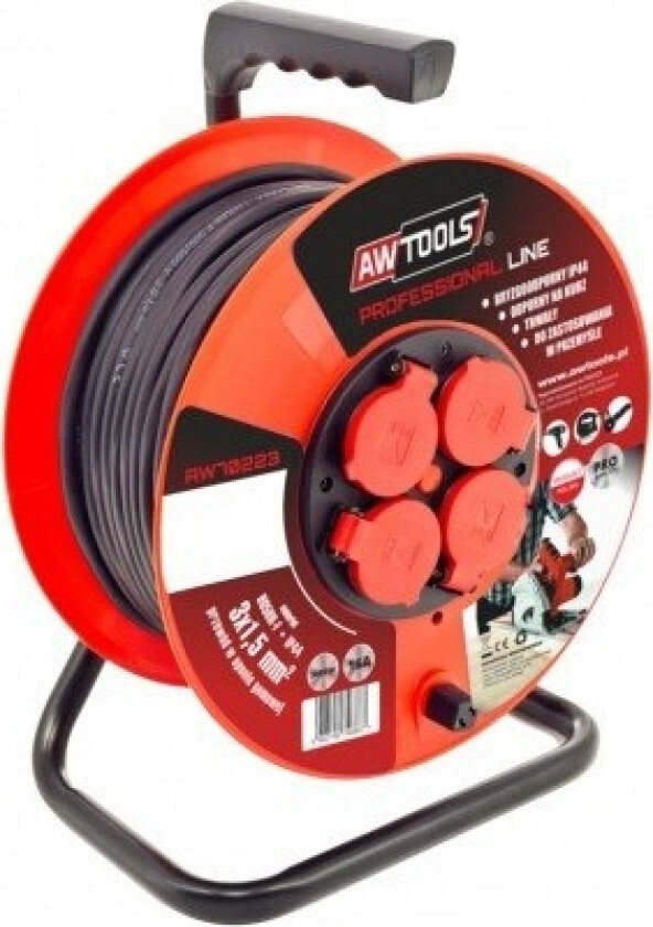 SKJØTELEDNING PROFESSIONAL 25m 3x2,5mm 16A / 3680W / IP44