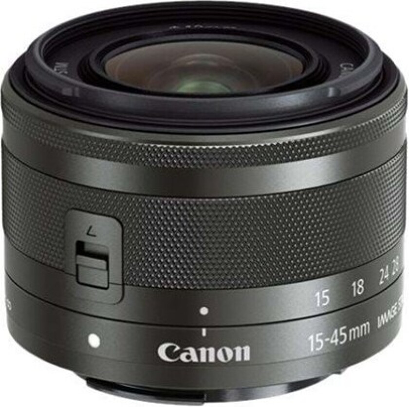 EF-M - Zoom-linse - 15 mm - 45 mm - f/3.5-6.3 IS STM -  EF-M - for EOS Kiss M, Kiss M2, M, M10, M100, M2, M200, M3, M5, M50, M50 Mark II, M6, M6 Mark II