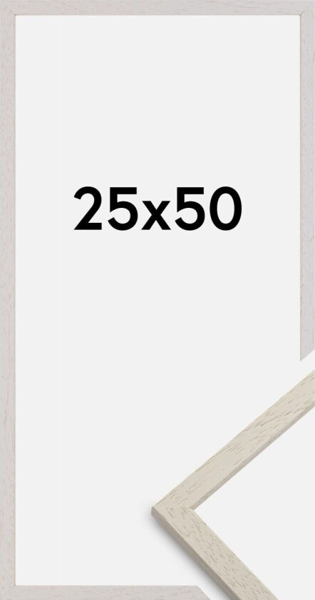 Ramme Edsbyn Akrylglass Sand 25x50 Cm