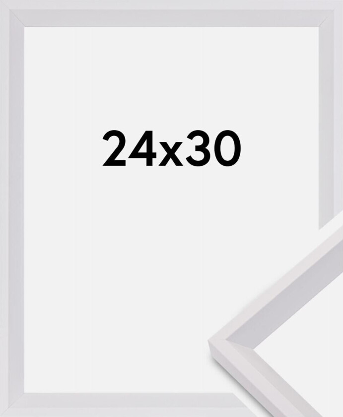 Ramme Globe Akrylglass Hvit 24x30 Cm