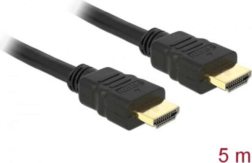 - HDMI-kabel - HDMI hann til HDMI hann - 5 m