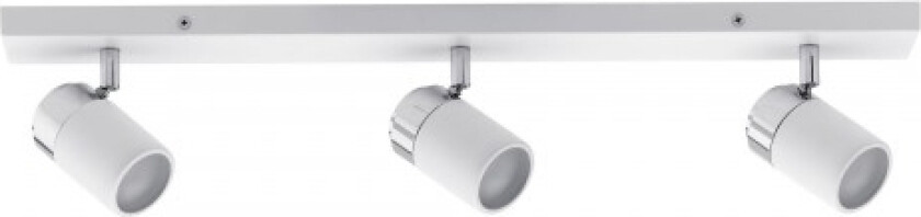 667.13, Spotlight på skinne, GU10, Kromfarget, Hvit