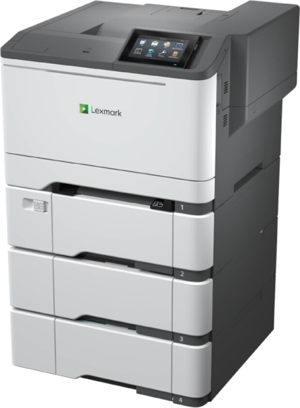 CS632dwe - Skriver - farge - Dupleks - laser - A4/Legal - 1200 x 1200 dpi - opp til 40 spm (mono) / inntil 40 spm (farge) - kapasitet: 251 ark - USB 2.0, Gigabit LAN, USB 2.0 vert, Wi-Fi(ac)