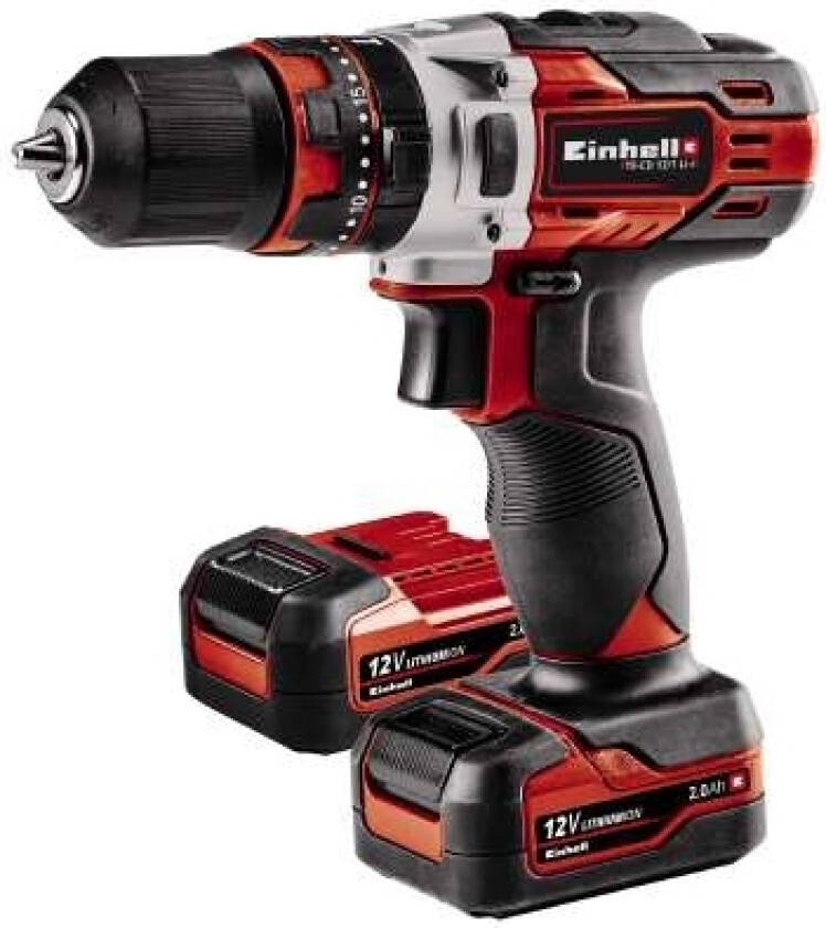 TE-CD 1, Boremaskin med pistolgrep, Nøkkelløs, 2, 22, 1400 RPM, 1 cm, 8 mm
