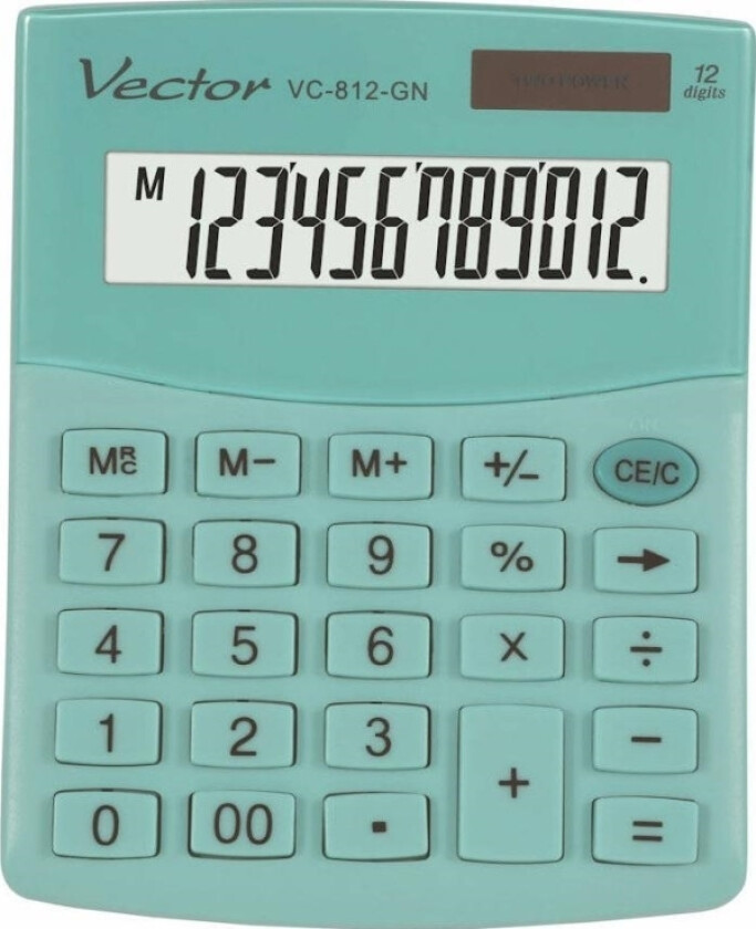 VECTOR Kalkulator Vector Smart 3724 KAV VC-812 GN