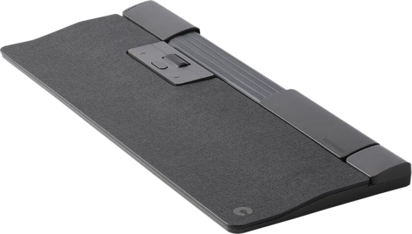 Contour SliderMouse Pro - Sentral pekeenhet - utvidet - ergonomisk - 6 knapper - kablet - USB - mørk grå