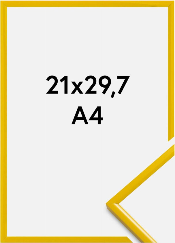 Ramme New Lifestyle Gul 21x29,7 Cm (A4)