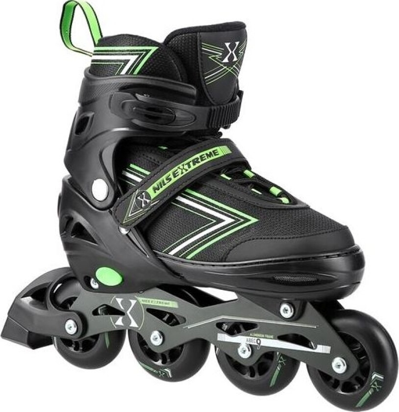 NH11912-A rulleskøyter med utskiftbare, justerbare sklir, størrelse 31-34