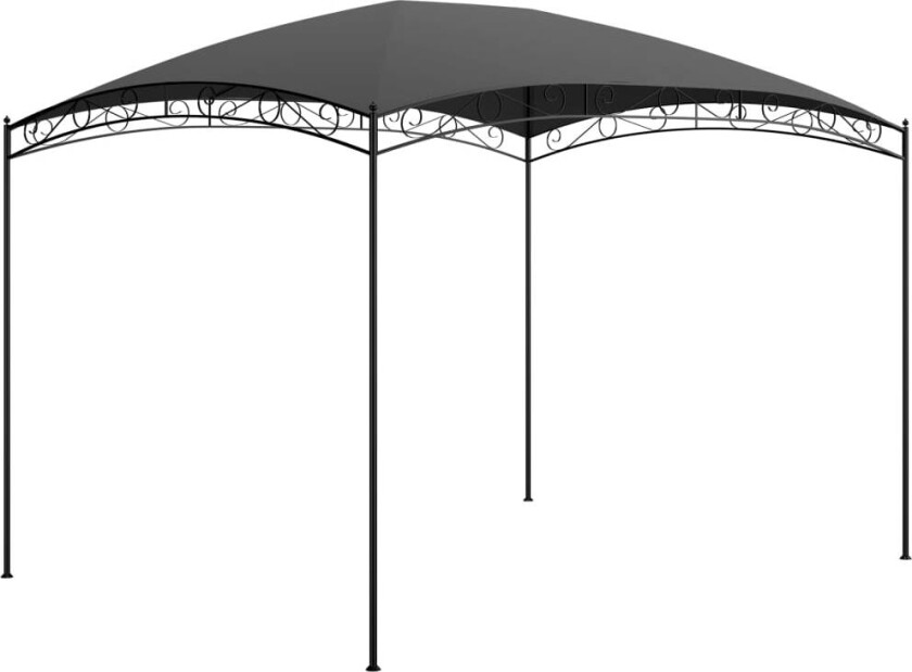 Paviljong 3x4x2,65 m antrasitt