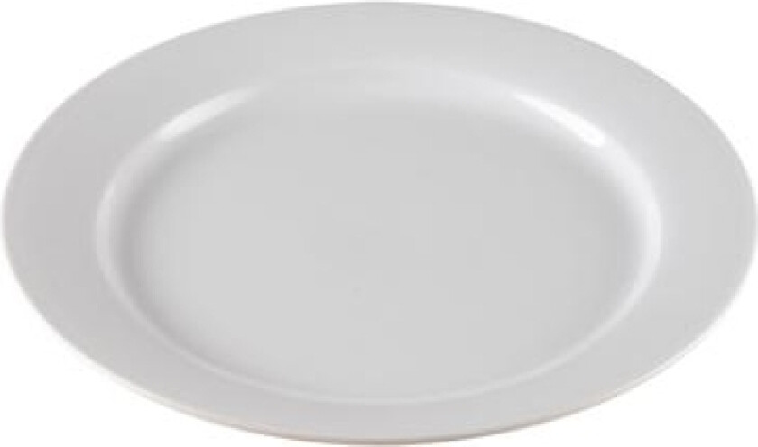 Tallerken Venice Ø17 cm Flad Porcelæn Hvid,6 stk/pk