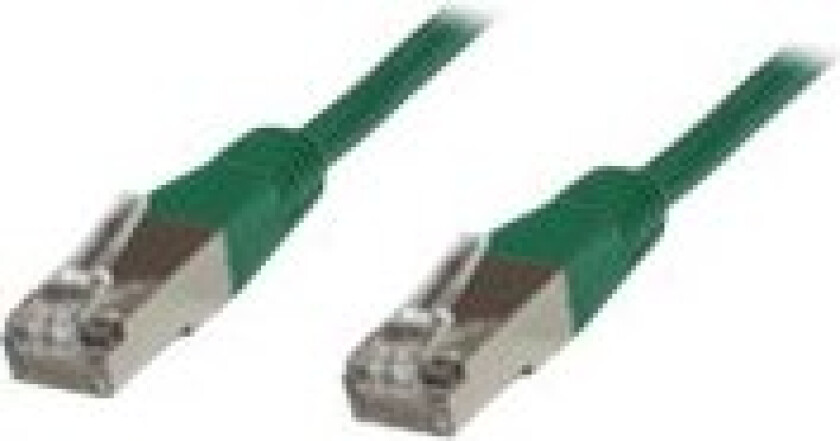 Microconnect - Nettverkskabel - Rj-45 (Hann) Til Rj-45 (Hann) - 50 Cm - Skjermet, Beskyttet Tvunnet Parkabel (Sttp) - Cat 6 - Halogenfri - Grønn